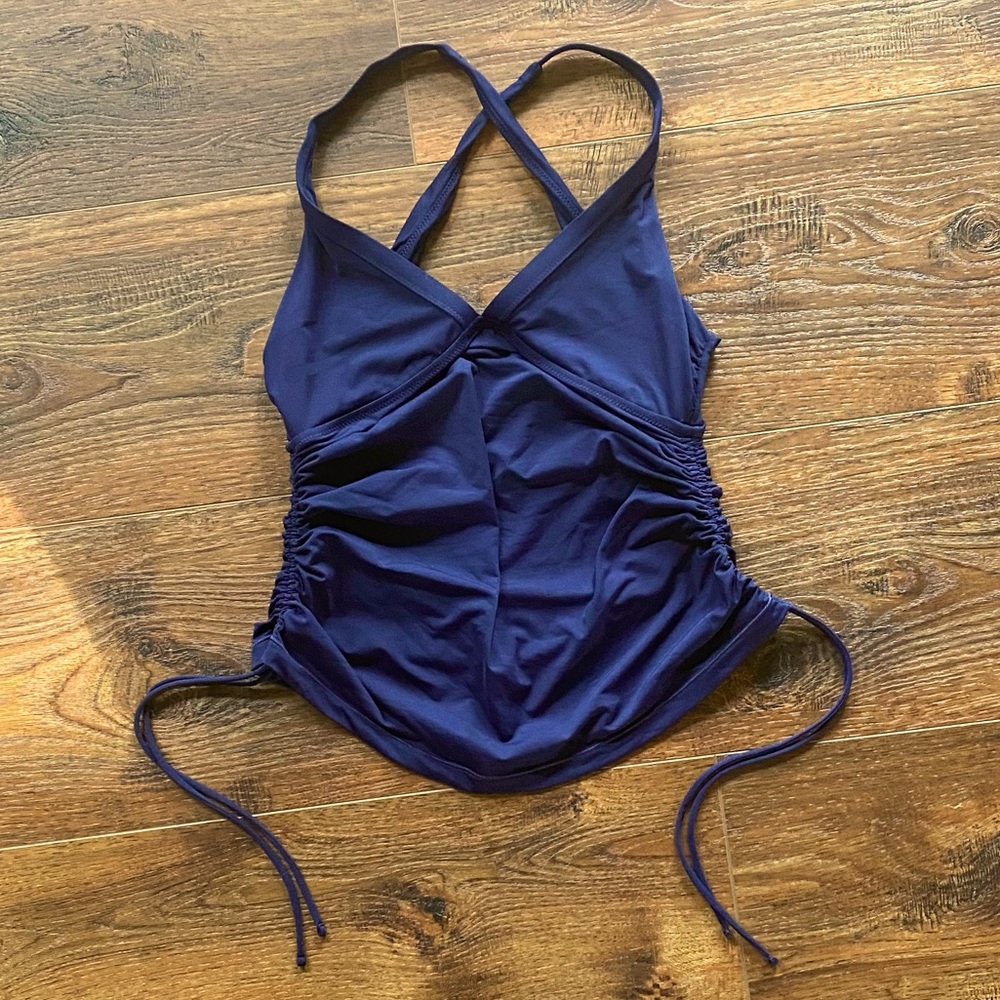 Athleta crisscross back tankini